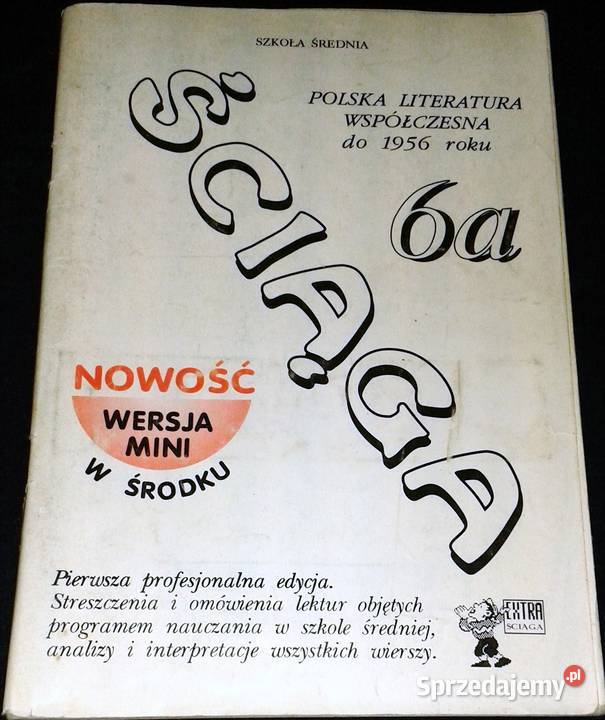 Ściąga 6a Polska literatura współczesna do 1956 Chełm