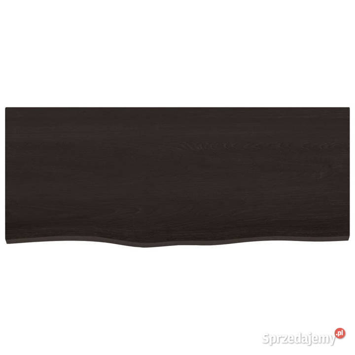Półka ciemnobrązowa 100x40x2 wykończone lite sprzedam