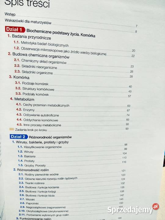 Biologia vademecum maturzysty Nowa era sprzedam