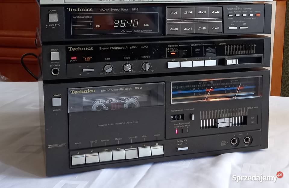 Mini wieża Technics Wzmacniacz SU3 tuner ST8 Wieże i miniwieże pomorskie Gdańsk