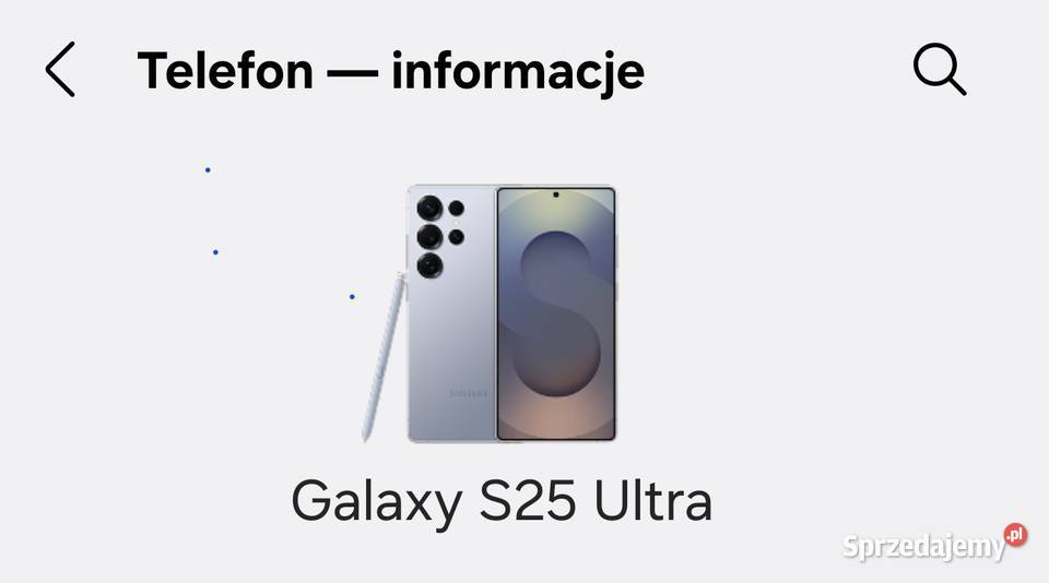Samsung Galaxy S25 ultra Zakopane