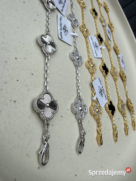 Bransoletka kolczyki premium na van Cleef arpels mazowieckie Warszawa sprzedam