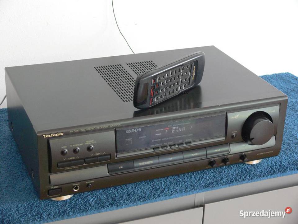 Amplituner Technics SAEX100 pilot mocny i Amplitunery Jasło