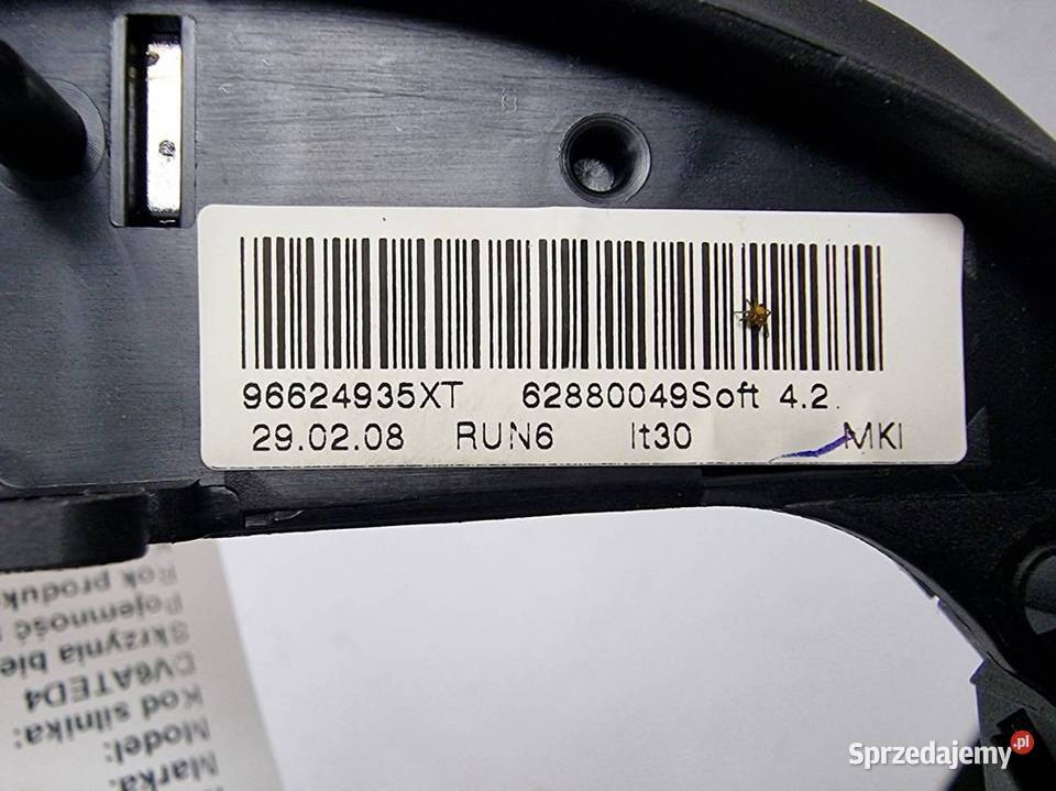 PRZYCISK CITROEN C4 96624935XT MULTIFUNKCJA Lipno sprzedam
