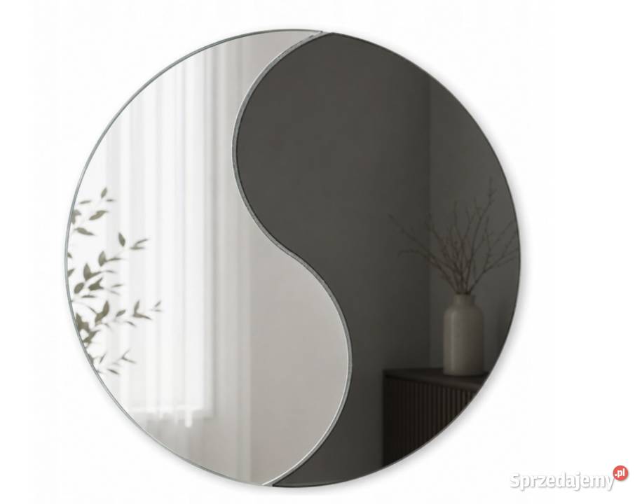 Lustro okrągłe YIN YANG 70 dwuczęściowe