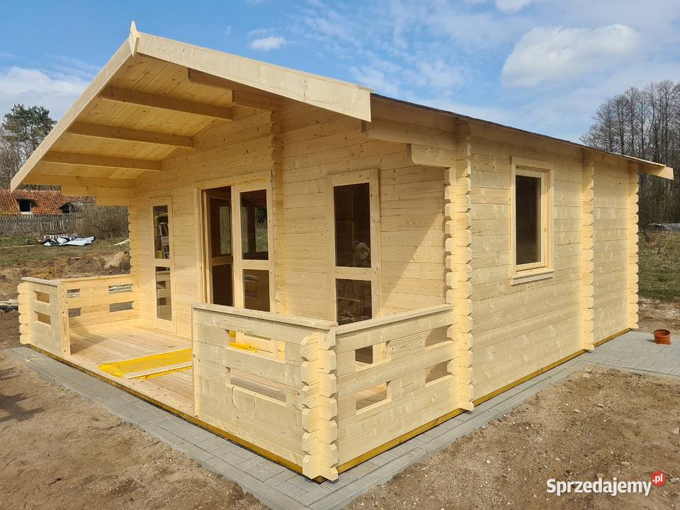 DREWNIANY DOMEK LETNISKOWY WEEKEND 25 8 M2 warmińsko-mazurskie Mrągowo sprzedam