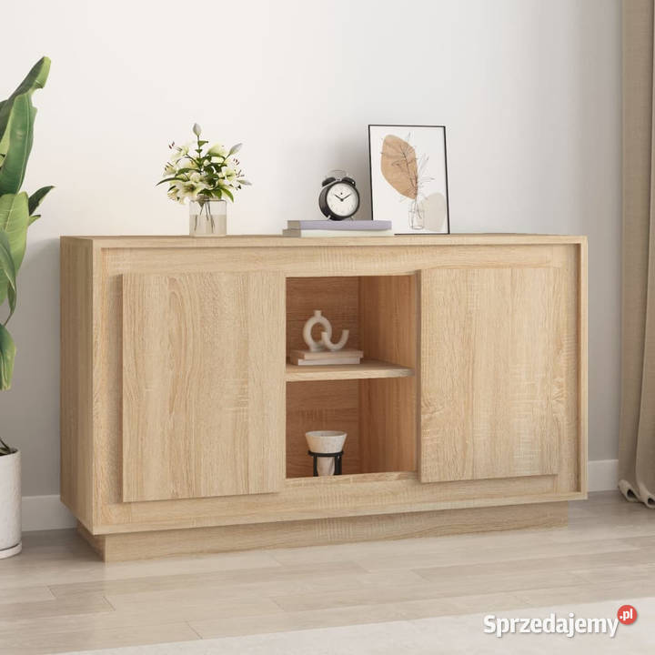 Szafka dąb sonoma 102x35x60 materiał