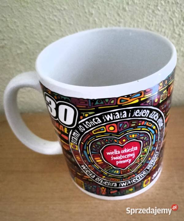 Kubek kolekcjonerski WOŚP 30 finał podkarpackie Tarnobrzeg
