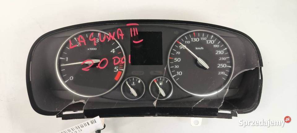 LICZNIK ZEGAR RENAULT LAGUNA III 248100006R osobowe Lipno