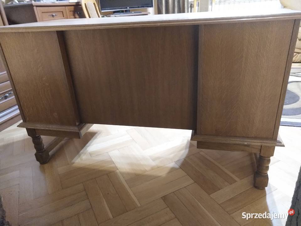 Biurko drewniane Ogrodzieniec