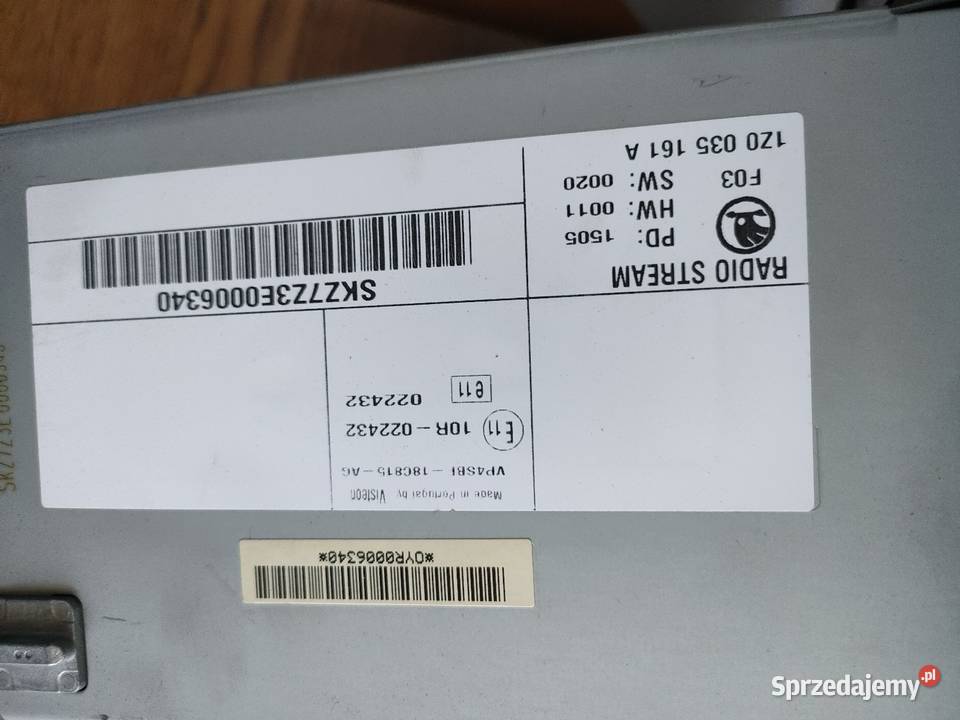 Orginalne radio samochodowe skoda Stawki