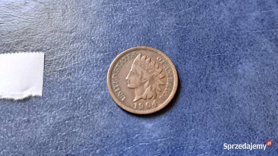 Stare monety 1 cent 1904 USA Numizmatyka Lesko