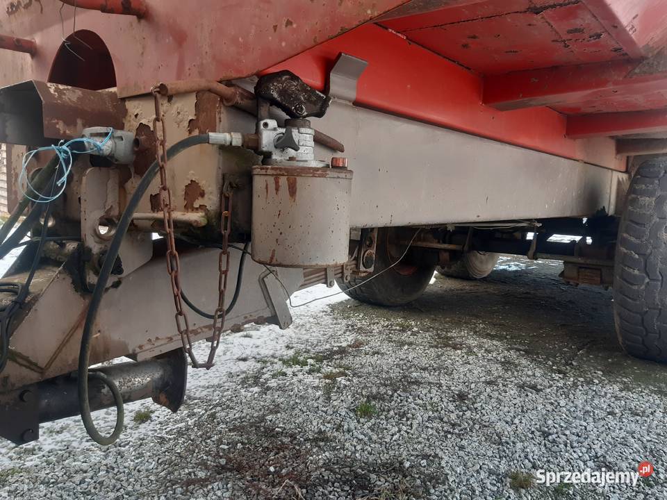 Przyczepa rolnicza wywrotka tandem nieuszkodzony Nowe Skalmierzyce sprzedam