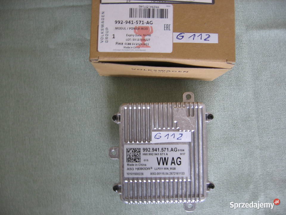 992941571AG VW AUDI SEAT Skoda Przetwornica Czujniki i sterowniki świateł mazowieckie Warszawa