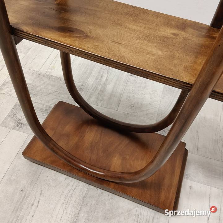 kwietnik stojący model Thonet gięty buk vintage Radomsko
