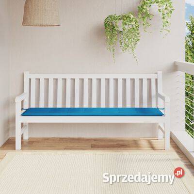 vidaXL Poduszka na ławkę ogrodową niebieska mazowieckie