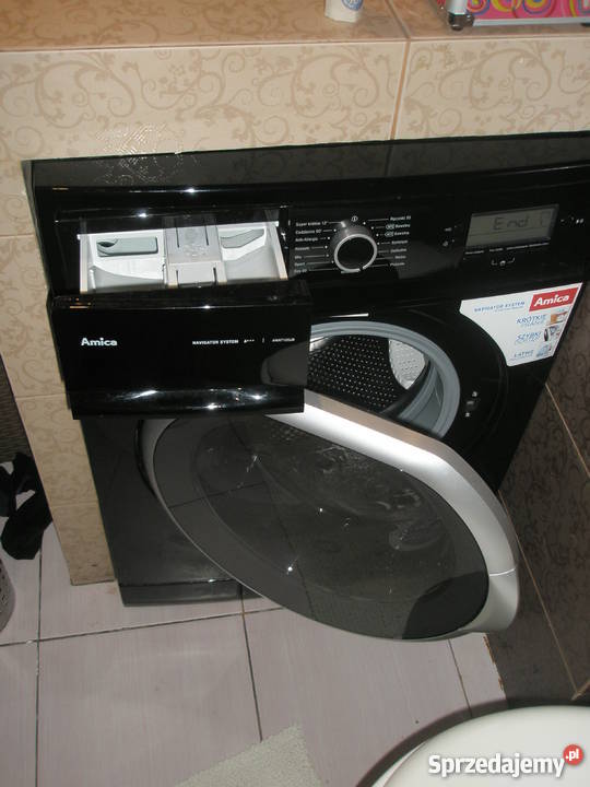amica awx712djb pralka śliczna czarna wolnostojące sprzedam