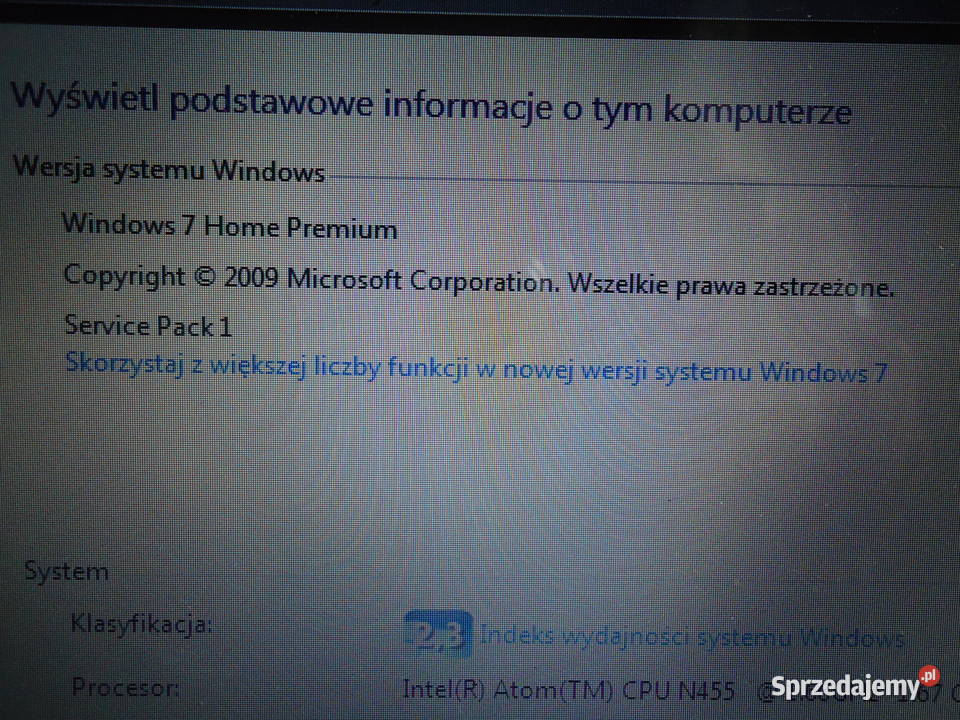 Toshiba NB500112Netbook 10 Win 7super bateria Białystok