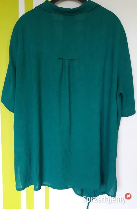 4XL5860 Zielona tunika nowa Sempre pril Bluzki i koszule