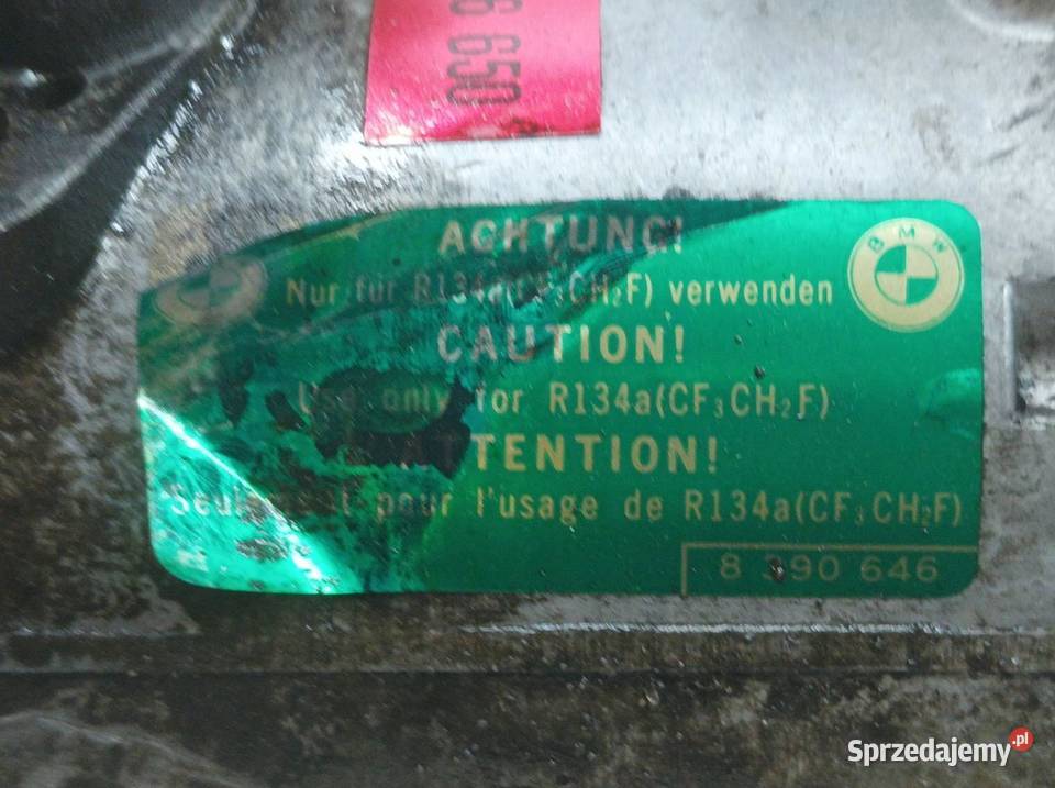 SPRĘŻARKA KLIMATYZACJI 8386650 19 8V Bmw Seria 3 Rok produkcji 1999
