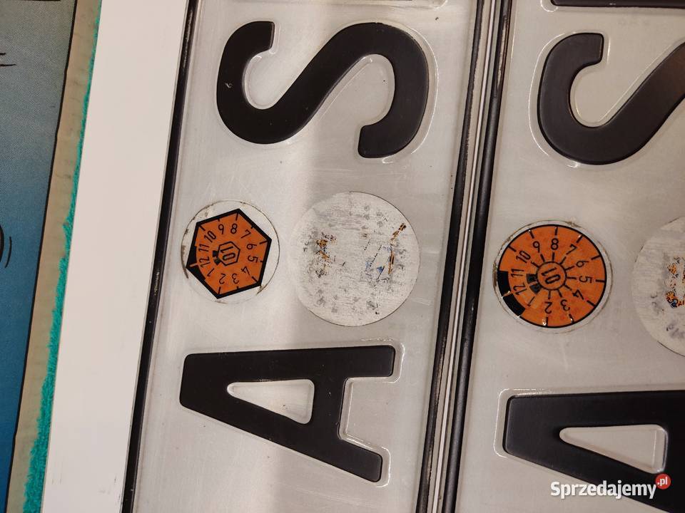 Tablica rejestracyjna Niemcy 2 sztuki ASE66