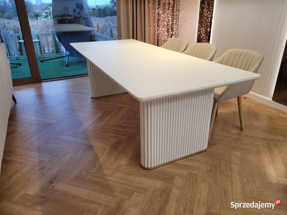 Stół z lamelami RITMO BLAT FREZ 45 stopni AKANT 100cm Stoły Gierałtowiczki sprzedam