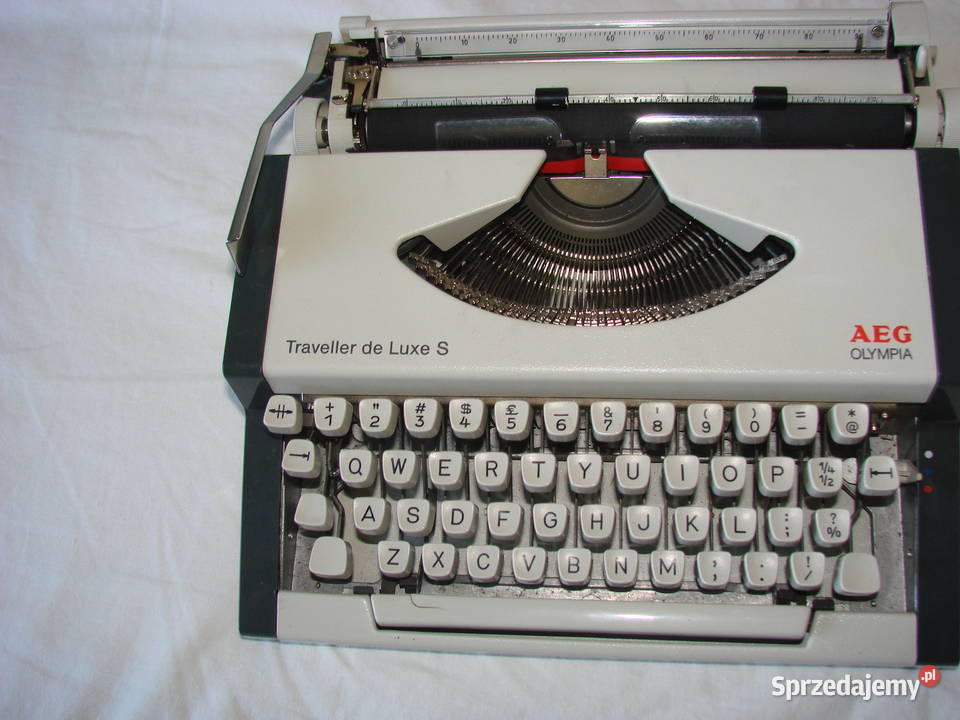 AEG Olympia Traveller de Luxe S maszyna do Pruszcz Gdański