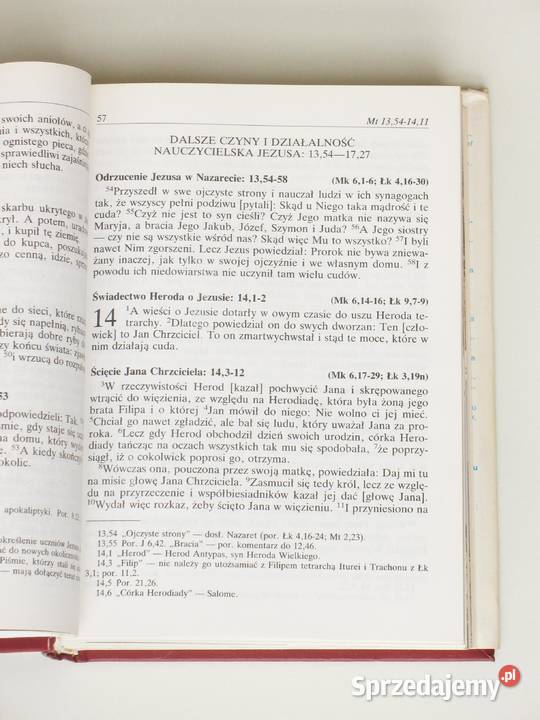 Pismo święte nowego testamentu Rok wydania 1992 Kraków sprzedam