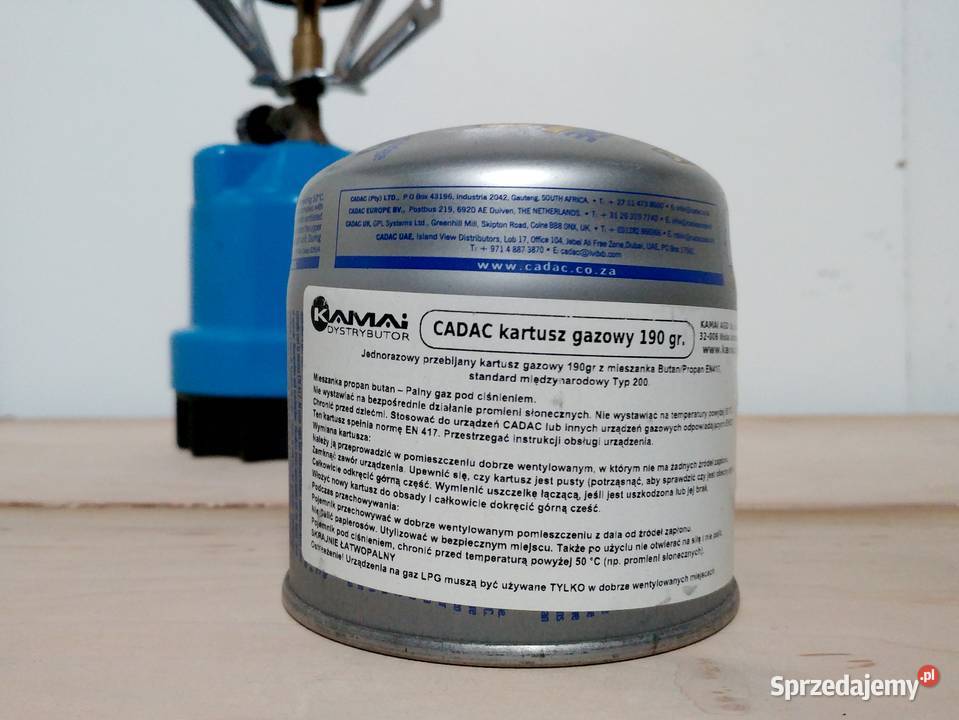 Kuchenka gazowa turystyczna i kartusz z gazem Wrocław sprzedam