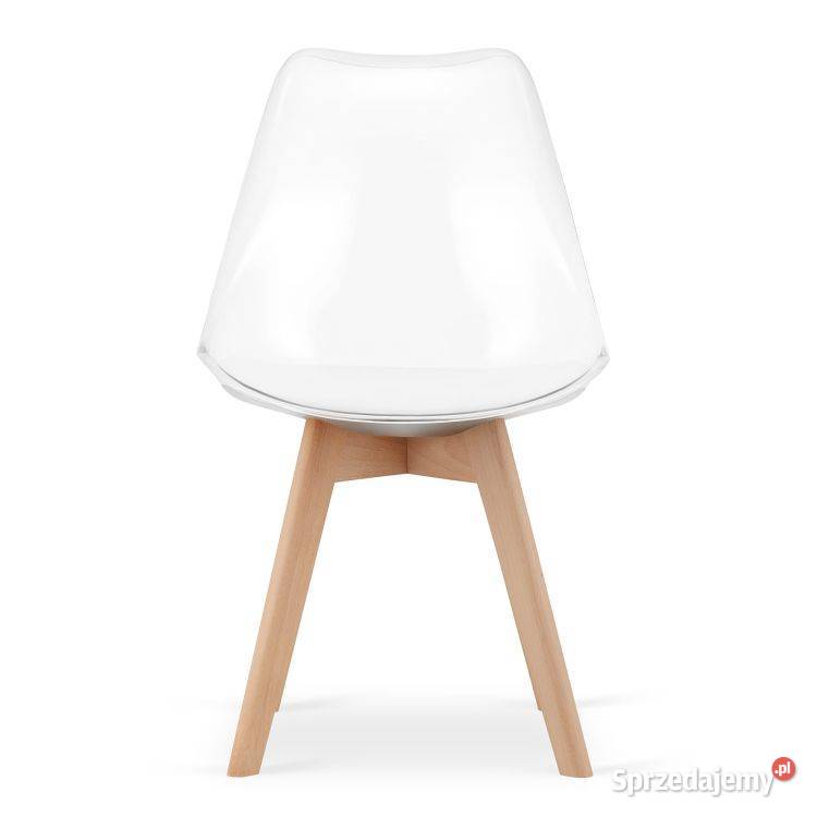 Zestaw czterech krzeseł przezroczyste nogi Bielsk Podlaski sprzedam