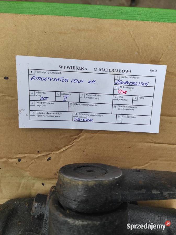 Amortyzator lewy kpl do Ził Ural Amortyzatory Ostrowiec Świętokrzyski