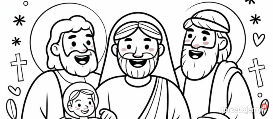 NAJWIĘKSZY zestaw kolorowanek BIBLIJNYCH dzieci