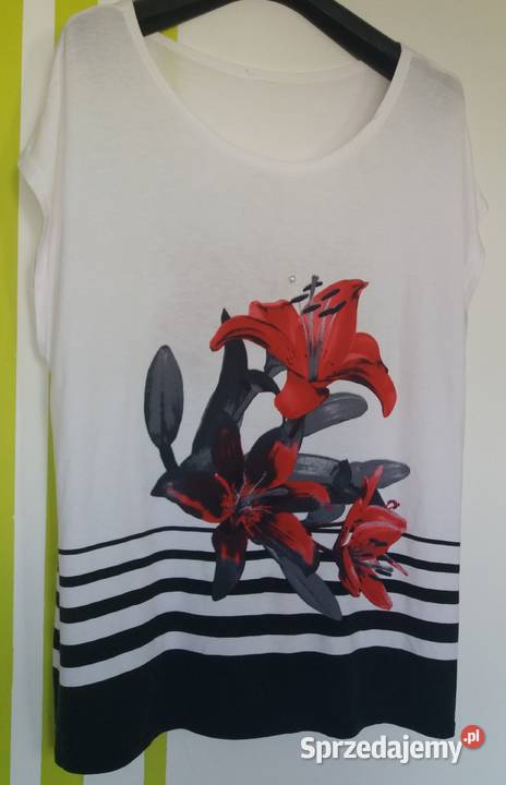 L Tunika długa bluzka na upały produkt polski Gliwice