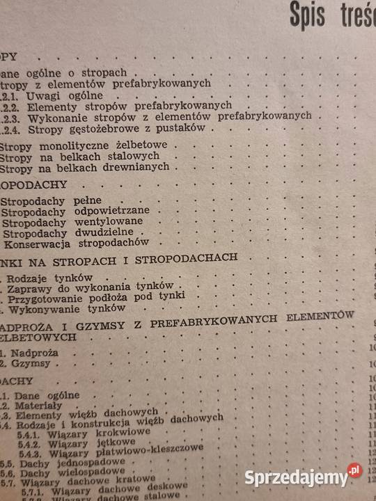 Stropy Dachy Stropodachy w budownictwie wiejskim technika, nauki techniczne Osięciny