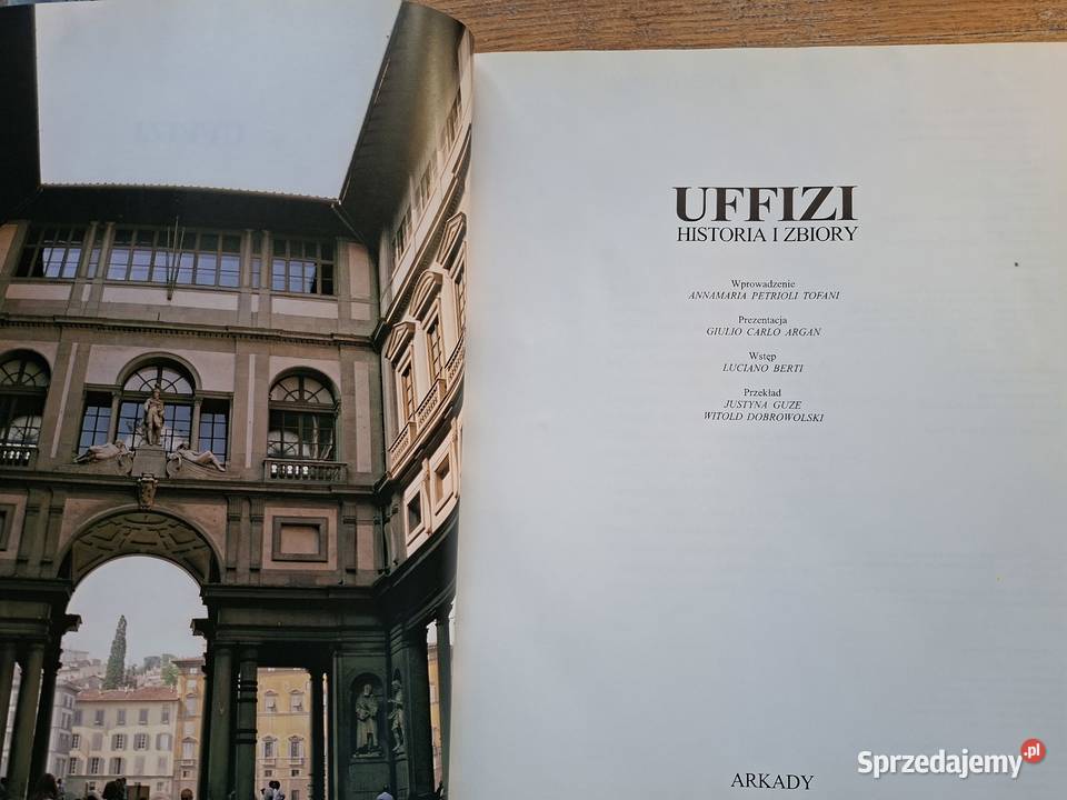 Uffizi Historia i Zbiory Arkady ISBN 8321337732 Kraków