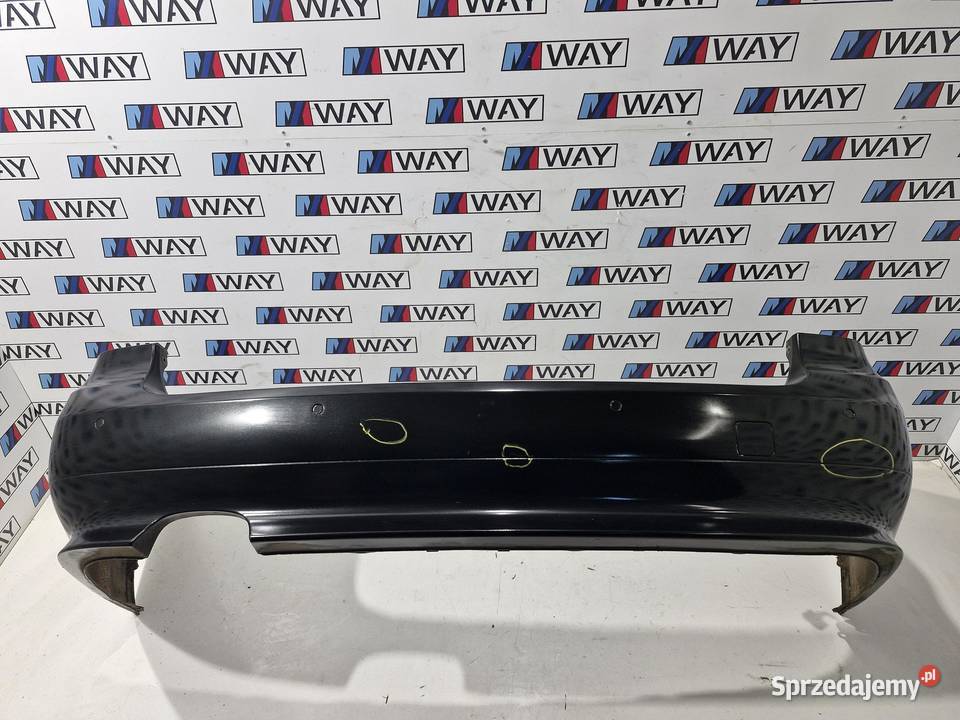 BMW E61 LCI ZDERZAK TYŁ TYLNI 475 BLACK SHAPPIRE
