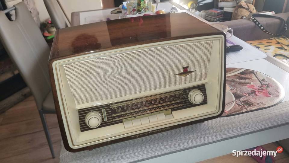 Radio lampowe Nordmende Elektra HiFi 62 magiczne Warta