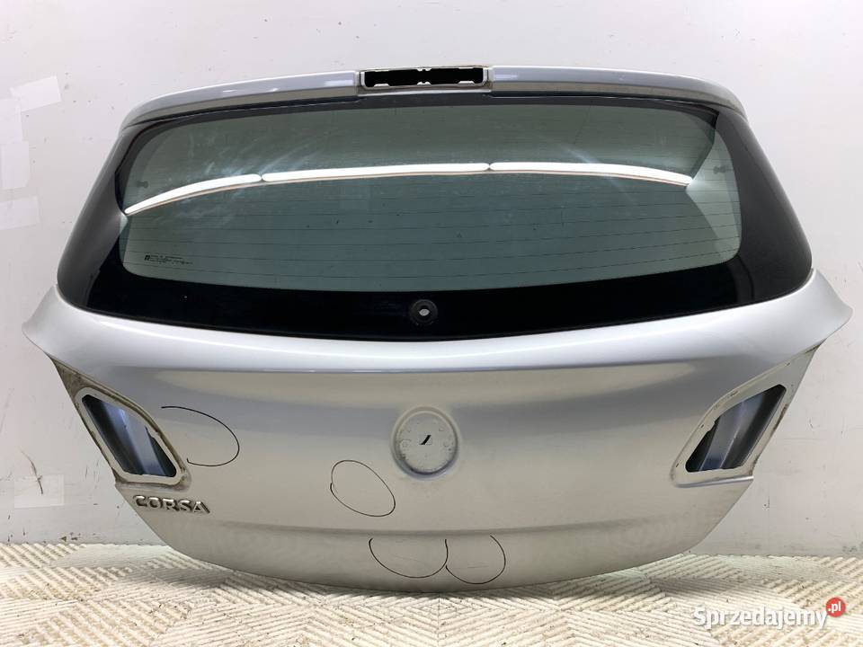 KLAPA TYŁ OPEL CORSA E Hatchback Argon Silver
