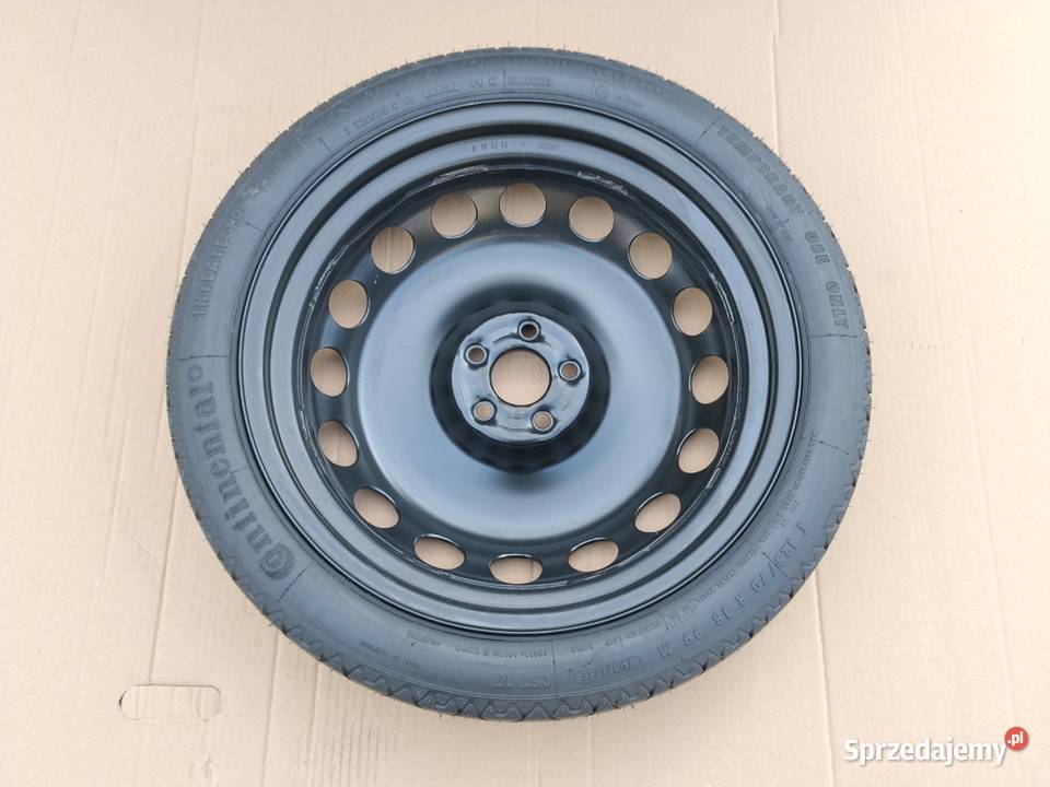 Koło dojazdowe dojazdówka 18 5x100 Koła dojazdowe Miejska Górka sprzedam