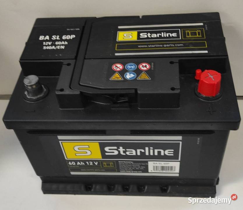AKUMULATOR 60AH540A P 12V 242X175X175 STARLINE Łódź