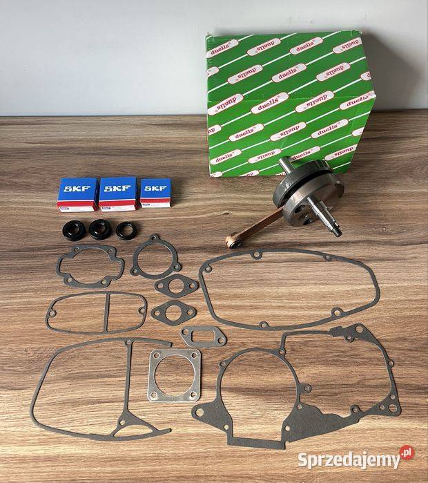 NOWY KOMPLETNY WAŁ KORBOWY DUELLS ŁOŻYSKA Bielsko-Biała