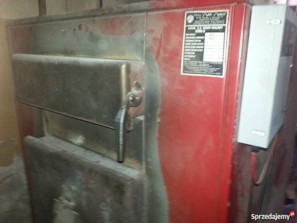 Używany piec węglowomiałowy 125 kW do szklarni Zielonka