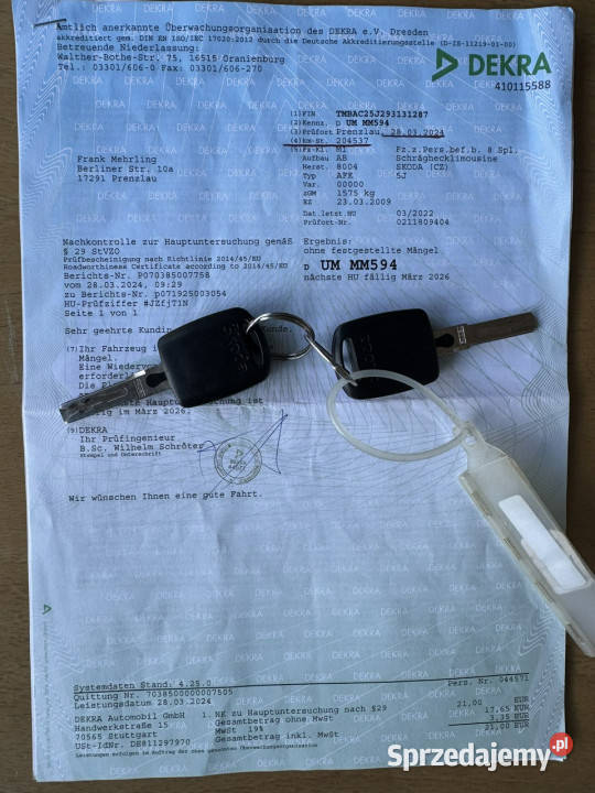 koda Fabia ASR (kontrola trakcji) Szczecin