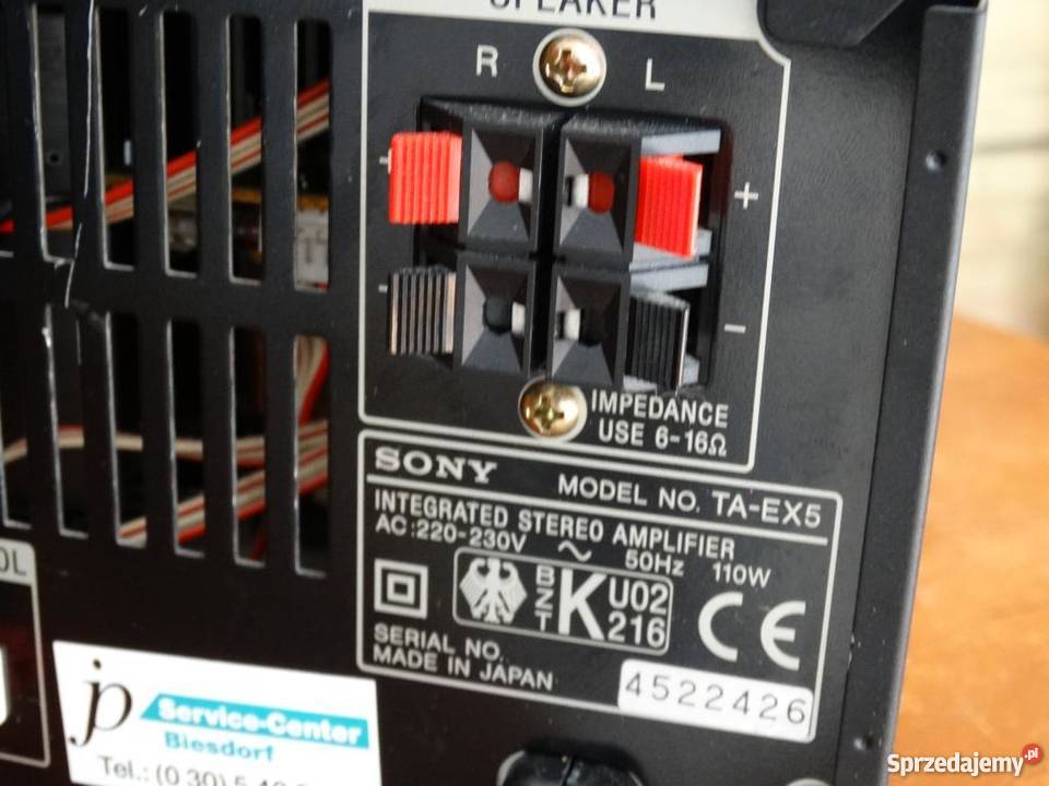 Wieża Sony MHCEX5 ładna i sprawna WYSYŁKA Jasło