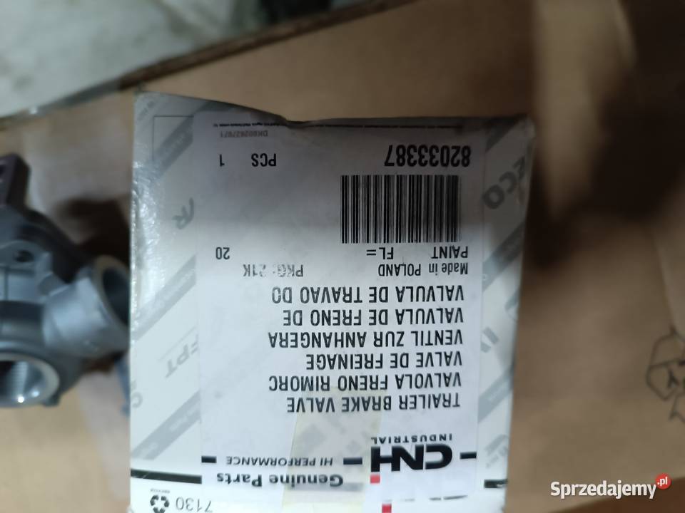 Zawór szybkiego odhamowania Wabco 82033387 Gręblin