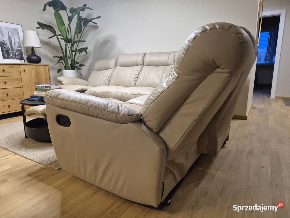 Narożnik i sofa Tania III skóra naturalna meble mazowieckie Warszawa