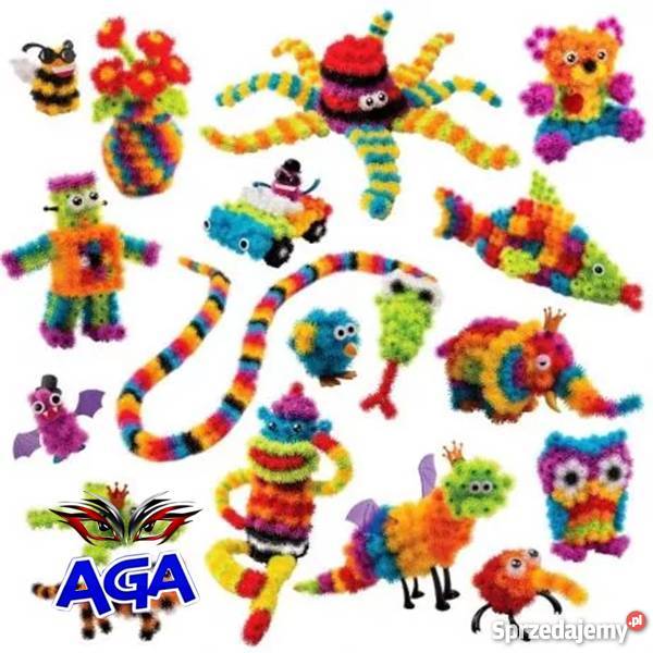 Thorn Ball Clusters 400 Elementów Kolorowe Rzepy