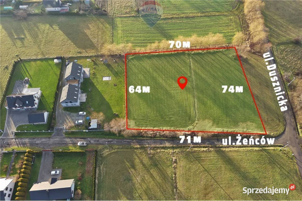 Duża działka usługowa w Komorowicach Krakowskich Bielsko-Biała sprzedam
