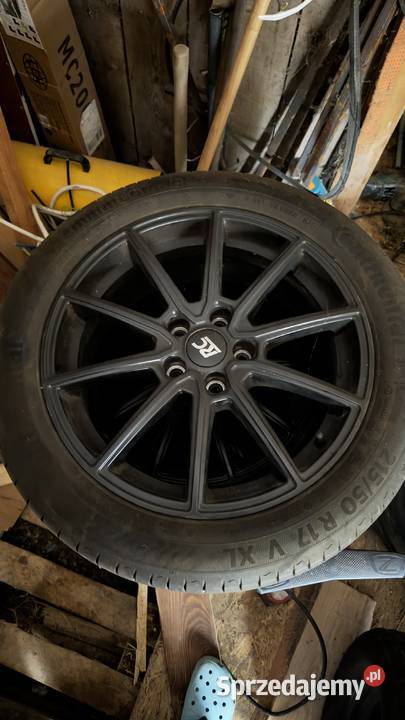 Sprzedam felgi BROCK RC32 R 17 opony Continental świętokrzyskie Małogoszcz