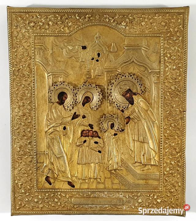 Ikona Wprowadzenie Marii do Świątyni 038 Warszawa